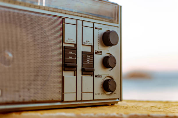 istock Analog gray color broadcast radio receiver 1471153866