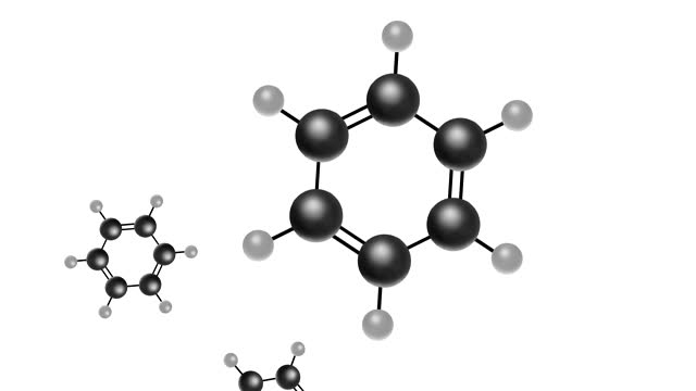 Molecule of benzene