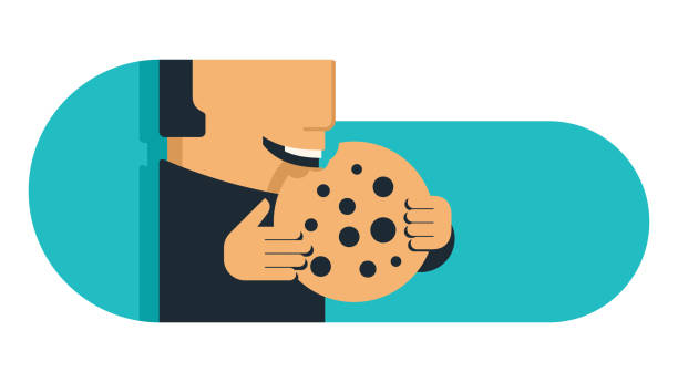 illustrazioni stock, clip art, cartoni animati e icone di tendenza di pulsante di gestione dei cookie per la finestra pop-up - baking computer icon symbol cooking