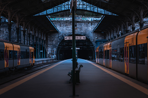 This photo captures the beauty of the iconic S. Bento railway station, located in the heart of the historic city center of Porto.