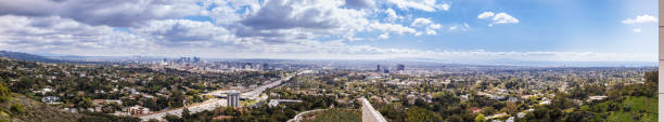 View over Los Angeles city, panorama.