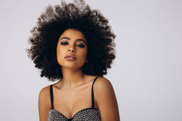 istock Beautiful emotional afro woman 1471173731
