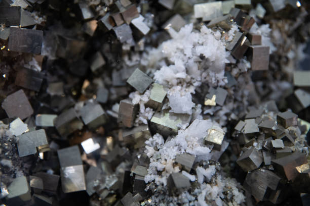 istock Close-up view of pyrite 1471174085