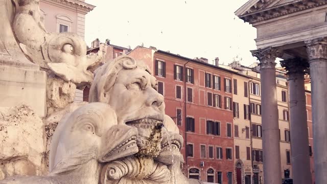 Pantheon Fountain, Rome, Italy
