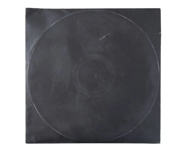 Photo of Black vintage vinyl record cover