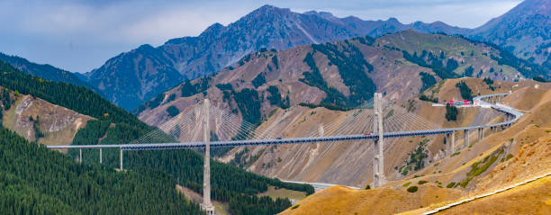 istock Guozigou Bridge in Xinjiang Province 1471187590