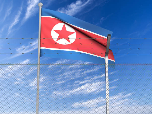 Closed Border of China. Digitally Generated Image isolated on white background