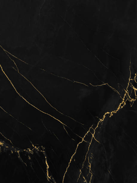 istock Black and gold marble luxury wall texture with shiny golden line pattern abstract background design for a cover book or wallpaper and banner website 1471197212