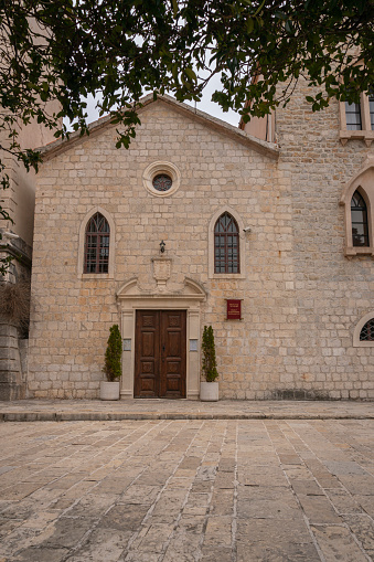 Church of St John in the old town of Budva, Montenegro