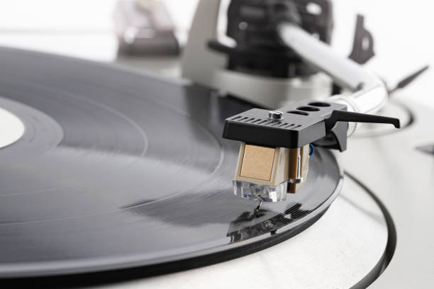 istock retro vinyl record player with needle, details and control buttons 1471211130