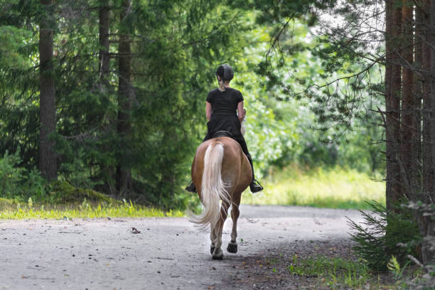 istock Woman horseback riding 1471222665