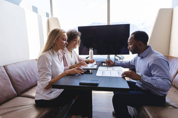 istock Business Team in Community Office Space 1471225425