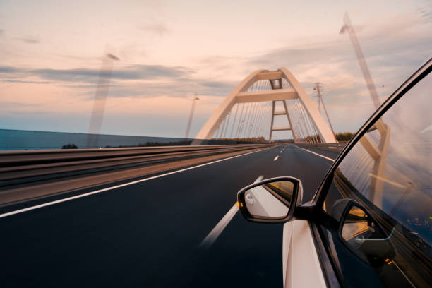 istock Driving on the motorway on a bridge, Hungary 1471232358