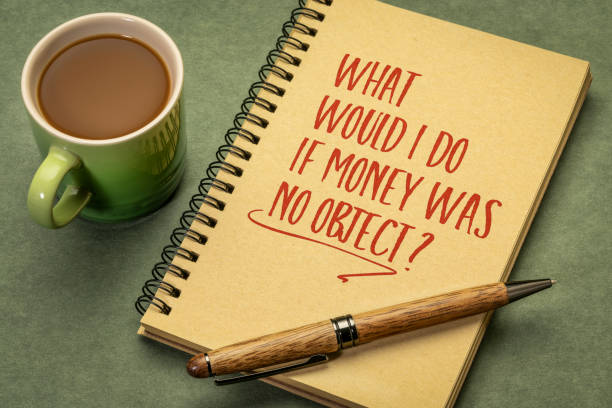 istock What would I do if money is no object? Dreams, goals and personal development concept. 1471244702