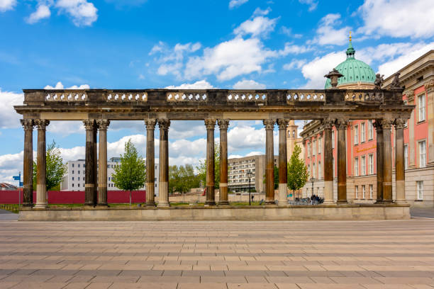 Wrestling colonnade (Ringerkolonnade) in Potsdam center, Germany