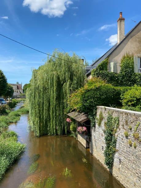 istock Village river in Burgundy 1471269751