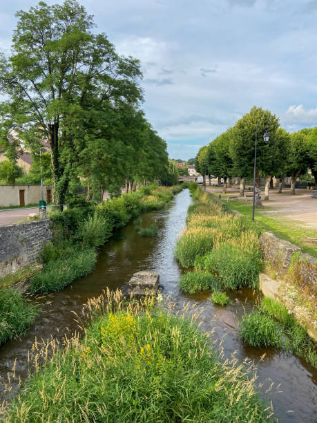 istock Village river in Burgundy 1471270846