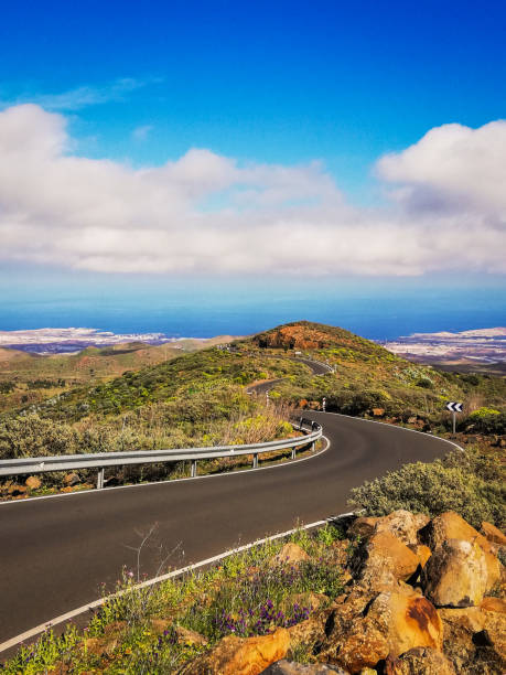 Beautiful Gran Canaria roads for cycling training
