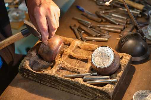 Pottery carving