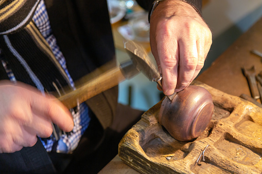 Pottery carving