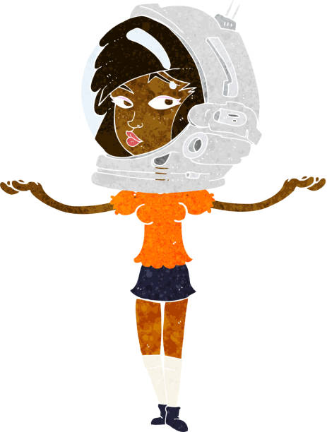 istock cartoon woman wearing space helmet 1471285157