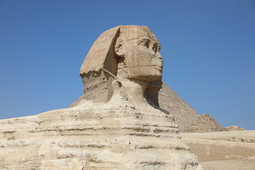 Longer range view of the Sphinx