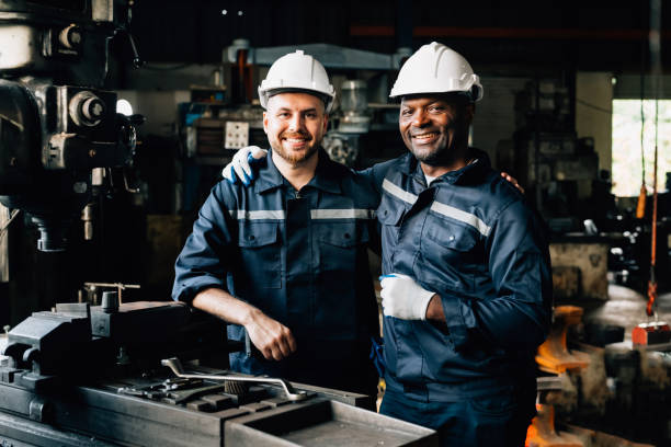 istock Professional worker of manufacturing factory 1471301617