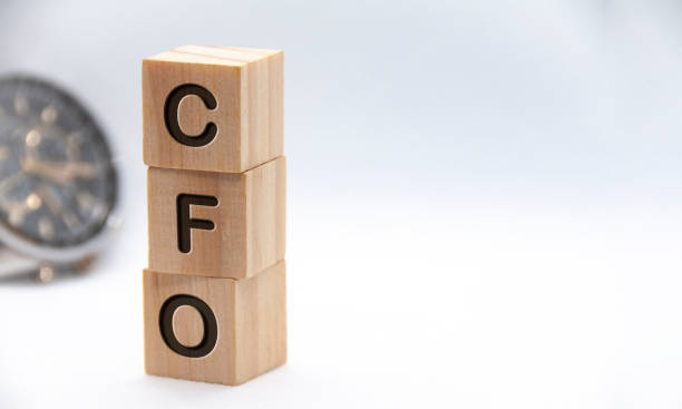 istock Chief Financial Officer (CFO) text engraved on wooden blocks with customizable space for text. Copy space and Senior Management concept 1471308994