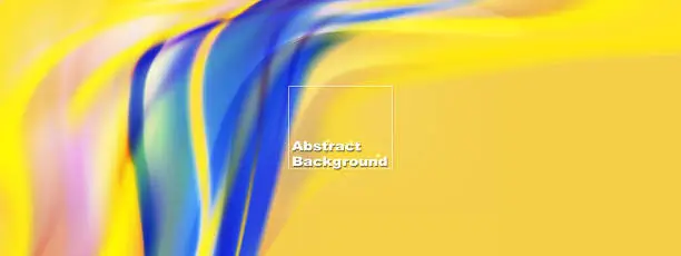 Vector illustration of Abstract background of paint in multi colorful effects