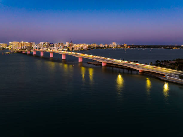 istock Sarasota, Florida Skyline and Bridge Across Bay 1471338618