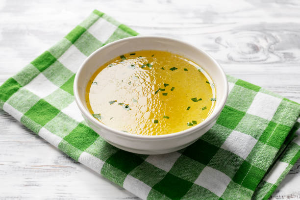 istock Chicken broth, stock or bouillon 1471351088