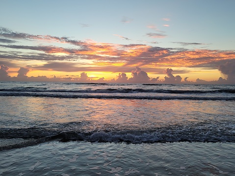 Atlantic Ocean Sunrise taken from Daytona Beach Florida