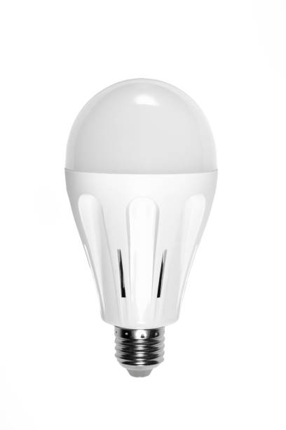 istock LED energy-saving lamp with E27 screw cap base isolated on white background 1471363246