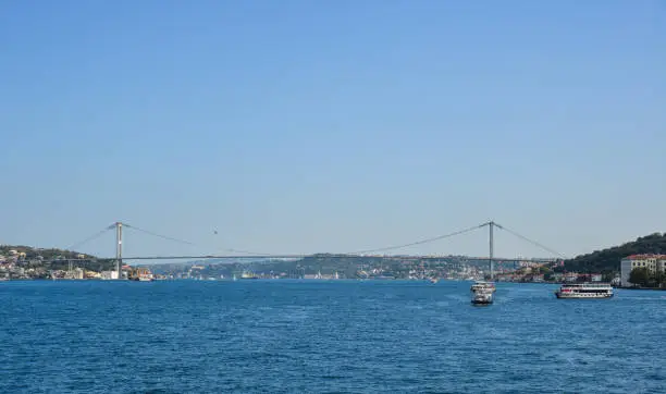 Photo of View of Bosphorus Strait in Istanbul, Turkey