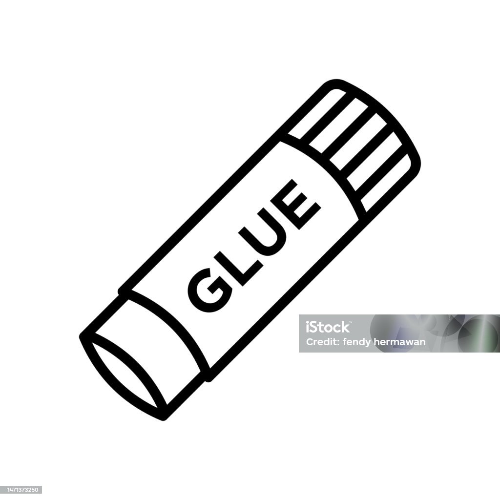 Glue Icon Vector Design Template In White Background Stock Illustration