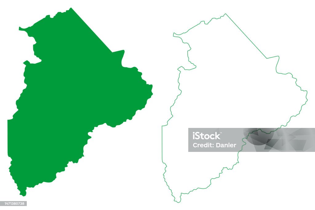 Itarana Municipality Map Vector Illustration Scribble Sketch Itarana