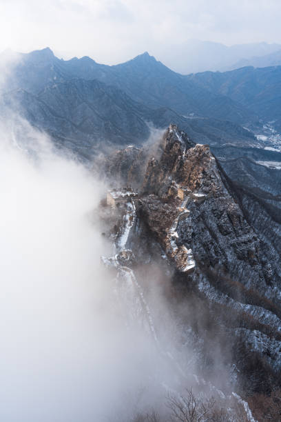 istock The Great Wall in snowing 1471387101