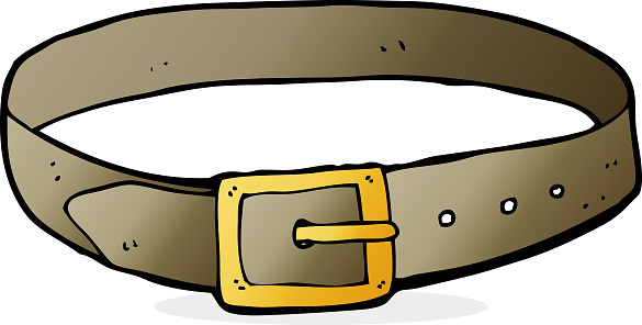 Cartoon Leather Belt Stock Illustration - Download Image Now - Art ...