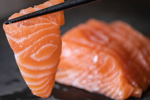istock Salmon for sashimi. Eat raw. 1471399960