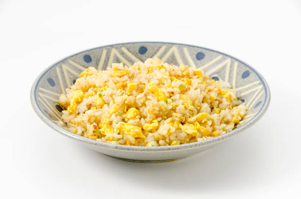 istock Homemade fried rice mixed with green onion and eggs 1471407188