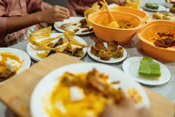 istock Muslim family celebrating Eid al-Fitr 1471413878