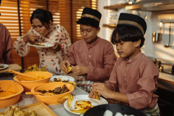 istock Muslim family celebrating Eid al-Fitr 1471414010