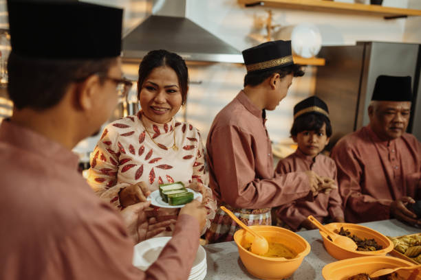 istock Muslim family celebrating Eid al-Fitr 1471414640