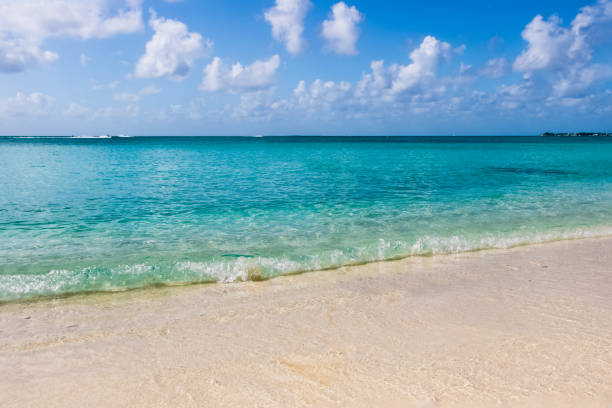 Soft wave of Caribbean sea