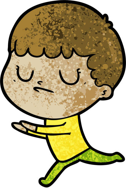 cartoon grumpy boy cartoon grumpy boy arrogant child stock illustrations
