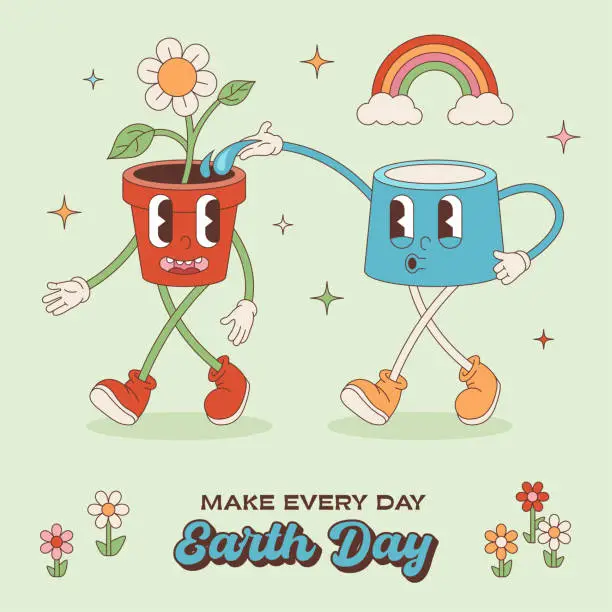 Vector illustration of Illustration for Earth Day