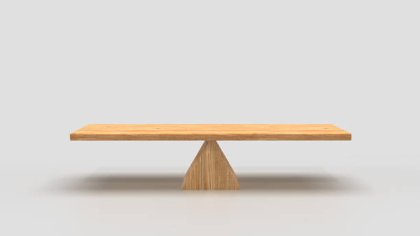 istock 3D illustration of a seesaw 1471435378