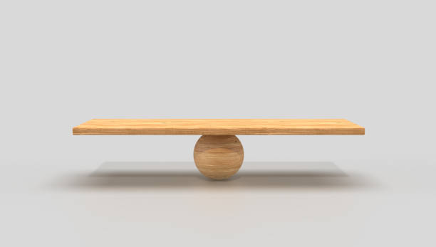 istock 3D illustration of a seesaw 1471435379
