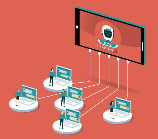 Bot Network Vector Image 140+ Businessman On Phone Ai Network Stock Illustrations, Royalty-Free ...