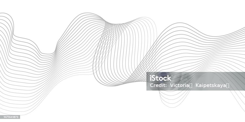 What Is Undulate Undulate Grey Wave Swirl Frequency Sound Wave Twisted Curve Lines With ...